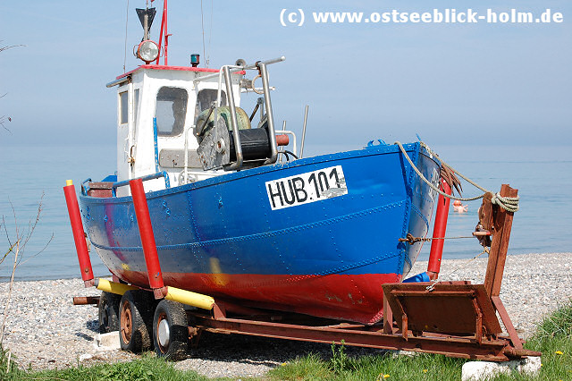Fischerboot Strand Hohenfelde Ostsee