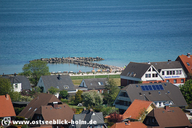 Blick Ostsee Ferienwohnung Schönberger Strand